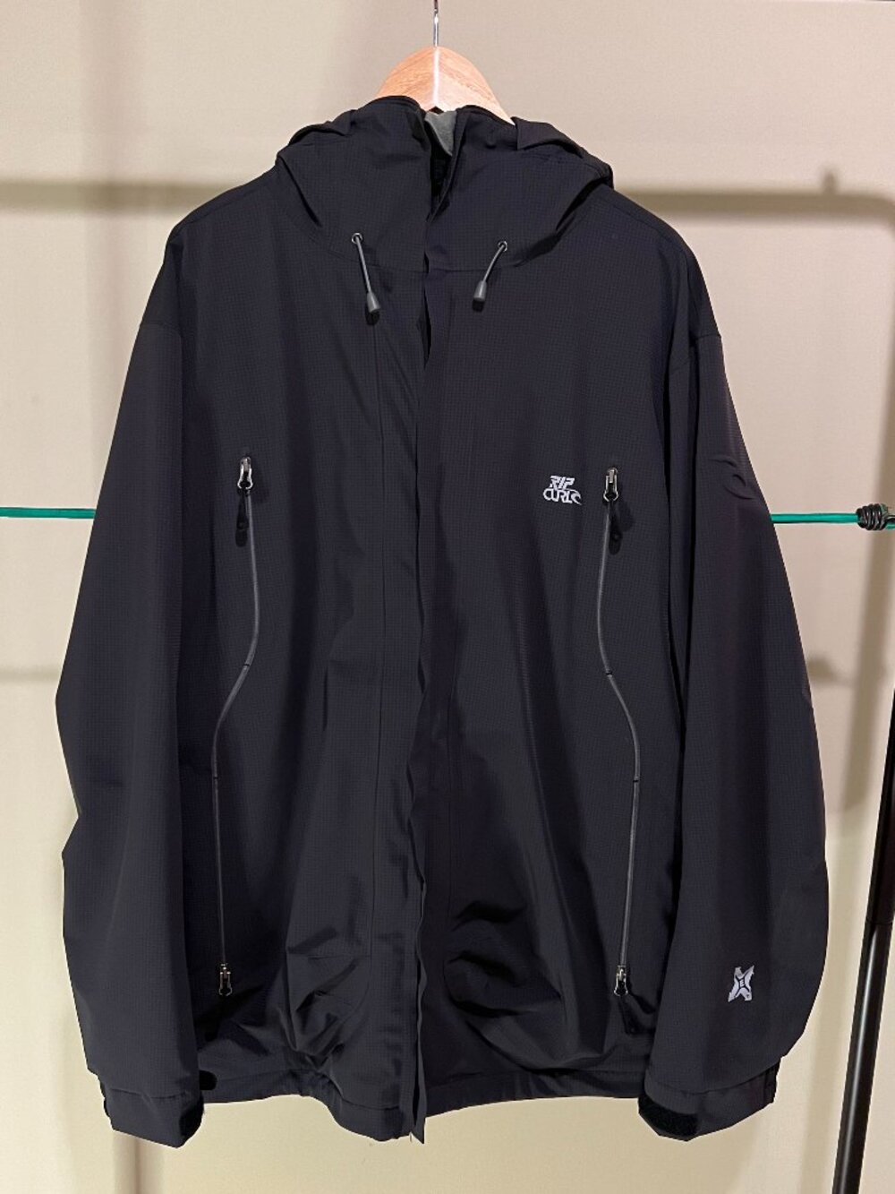 RIPCURL Vintage Snowboard Ski Jacket Waterproof 4-Way Stretch Black Size Large - Picture 4 of 10